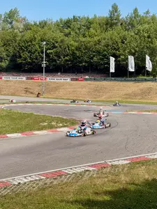Vincent Stiffel im Kart auf dem Schweppermannring in Ampfing